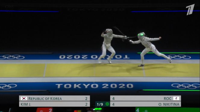 Российские саблистки вышли в финал олимпийского командного турнира
