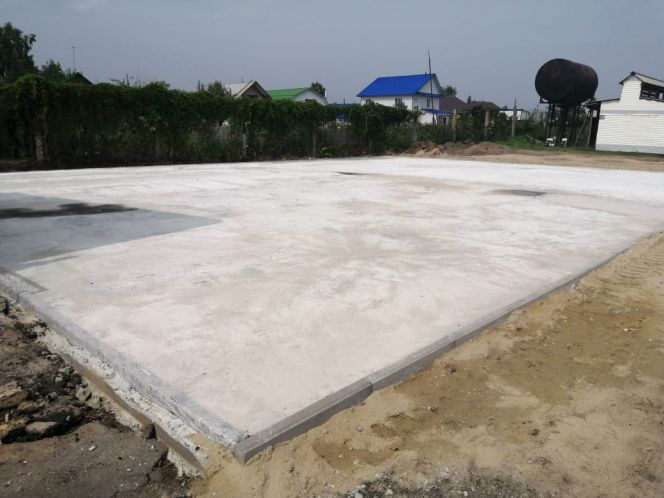 Основание для монтажа оборудования малой спортивной площадки готово (Тальменка)