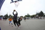 3х3 равно победа! Репортаж «Вечернего Барнаула» с соревнований  по уличному баскетболу  «Оранжевый мяч» 