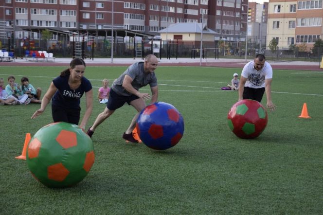 В Индустриальном районе стартовал проект "Двор - спортивная орбита"
