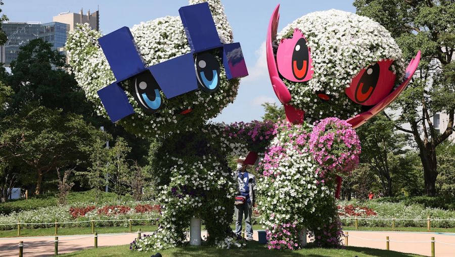 Талисманы Паралимпийских игр в Токио. Фото: Getty Images