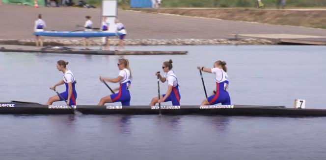 София Штиль завоевала бронзу в составе российской каноэ-четверки на дистанции 500 м на юниорском первенстве мира
