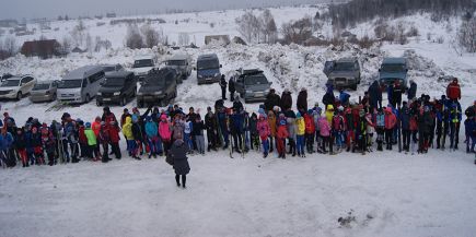 В Заринском районе прошел открытый чемпионат края по лыжным гонкам на длинные дистанции - «Тягунский марафон – 2015» (фото).