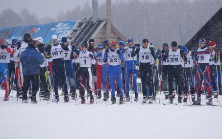 В Заринском районе прошел открытый чемпионат края по лыжным гонкам на длинные дистанции - «Тягунский марафон – 2015» (фото).