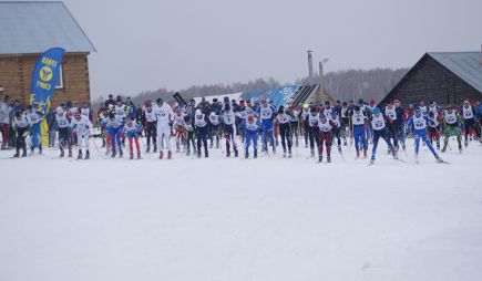 В Заринском районе прошел открытый чемпионат края по лыжным гонкам на длинные дистанции - «Тягунский марафон – 2015» (фото).