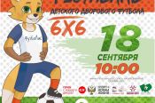 18 сентября. Барнаул. Стадион СШОР Алексея Смертина. Финал регионального этапа Всероссийского фестиваля детского дворового футбола 6х6 