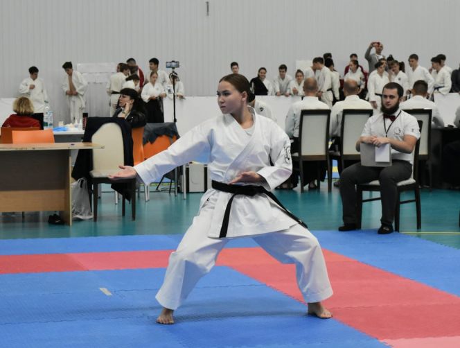 Виктор Жарков победитель, Дарья Копылова - серебряная медалистка финальных соревнований по всестилевому каратэ  V летней Спартакиады молодёжи России