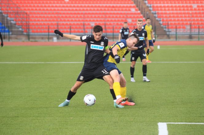 Фрагмент матча "Тюмень" - "Волга". Фото: ФК "Тюмень"