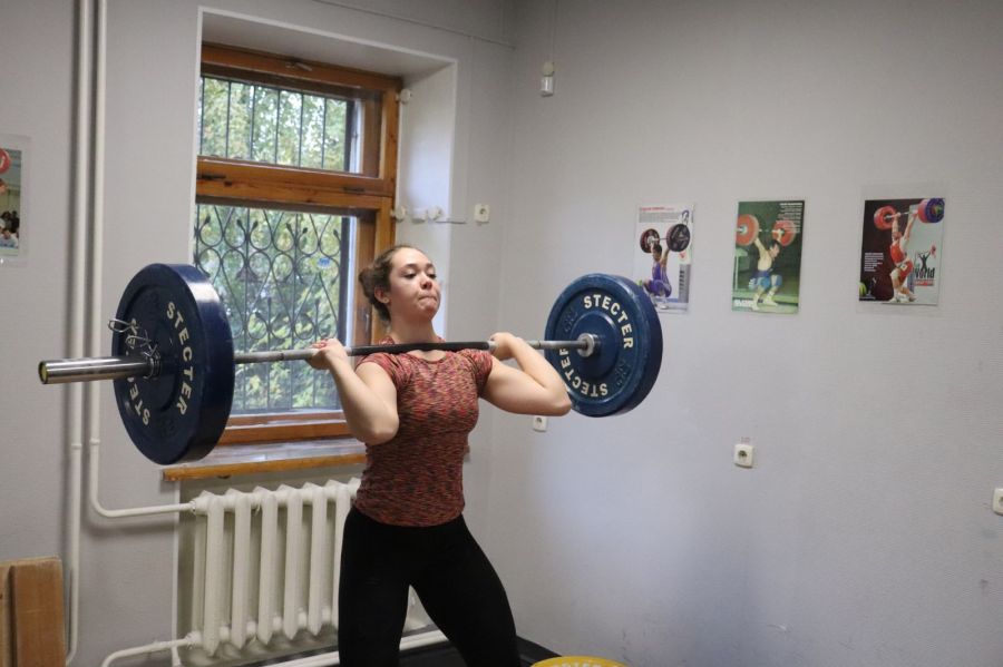 Дарья Рябова: еще один толчок... Фото: Александр Чёрный/"Алтайский спорт"