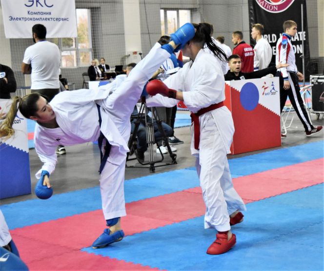 Почти два десятка наград завоевали спортсмены Алтайского края на всероссийском турнире по каратэ WKF  «Кубок памяти маршала Покрышкина»