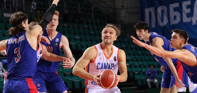 Фрагмент матча "Самара" - ЦСКА-2. Фото: сайт РФБ. 