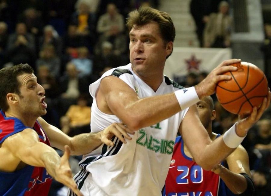 Арвидас Сабонис - самый знаменитый баскетболист Литвы