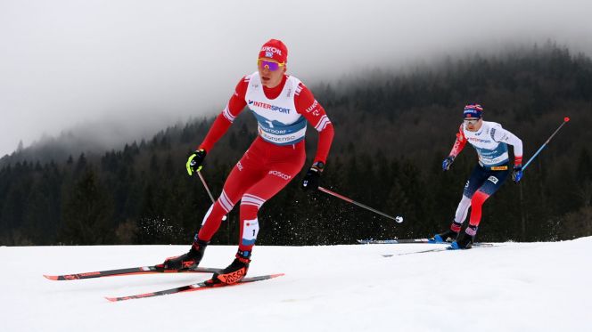 Александр Большунов. Фото Getty Images