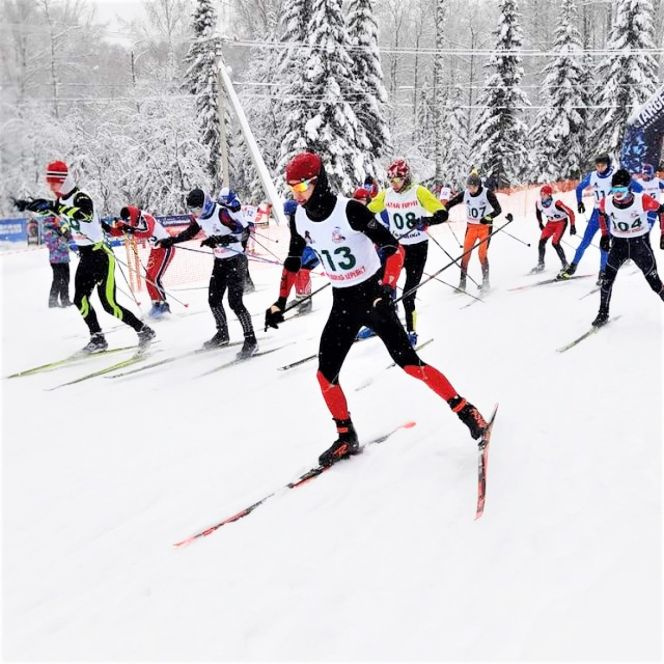 В Тягуне прошли первые краевые соревнования по лыжным гонкам  «Открытие зимнего сезона»