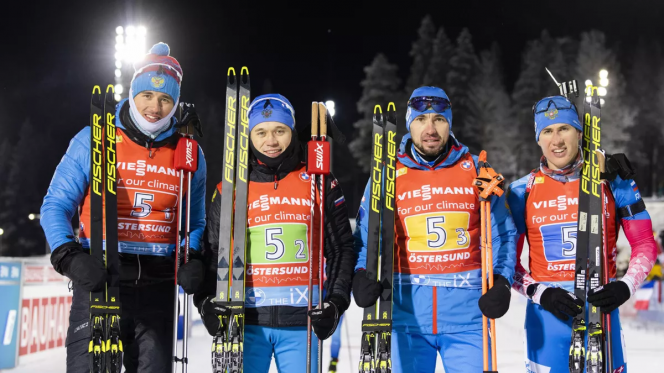 Бронзовый российский квартет: Карим Халили, Даниил Серохвостов, Александр Логинов, Эдуард Латыпов. Фото: Getty Images