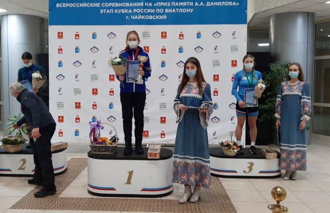 Анастасия Гришина завоевала бронзу в спринте на Всероссийских соревнованиях "Приз памяти Анатолия Денисова"