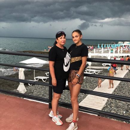 Надежда Клевцова со своей самой титулованной воспитанницей Полиной Миллер