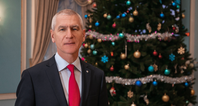 Поздравление министра спорта России Олега  Матыцина с новым 2022 годом