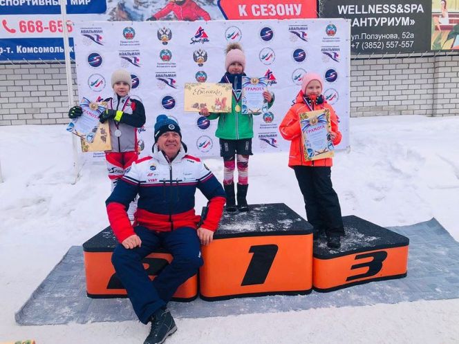 На ГЛК "Авальман" в Барнауле состоялись первые старты года - «Рождественская гонка»