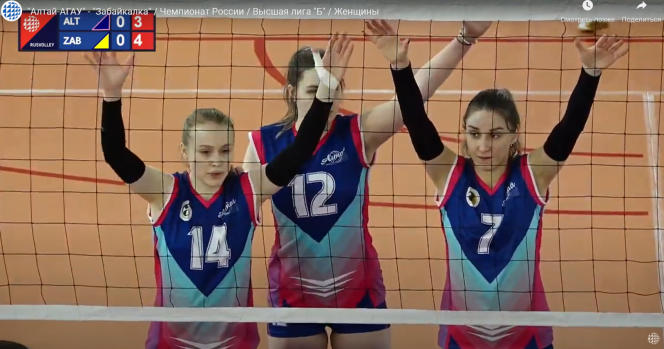 Тур в Ангарске начался с победы. Волейболистки «Алтай-АГАУ» обыграли в стартовом матче читинскую «Забайкалку» - 3:0