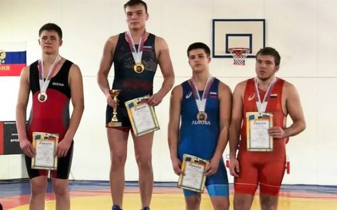 Церемония награждения призеров соревнований