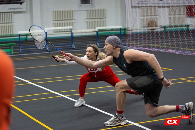 В игре победители турнира Анна Серова и Алексей Янкин. Фото: CX News