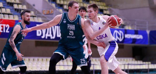 Фрагмент матча ЦСКА-2 - "Руна" 