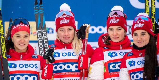 Не пропустите женскую эстафету в лыжах. Россия претендует на победу!