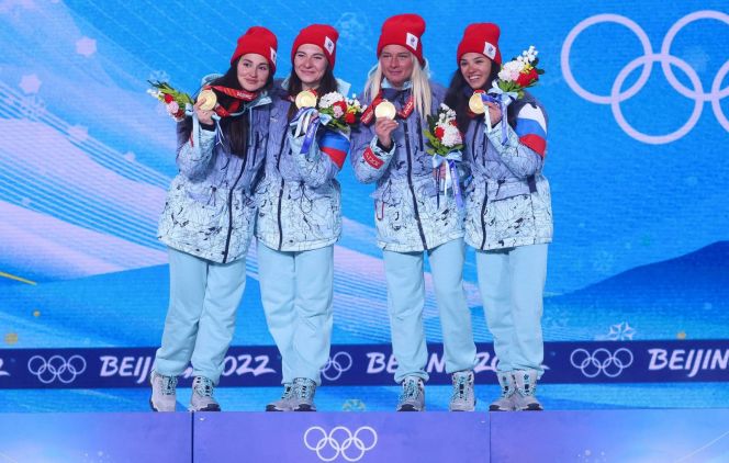 Юлия Ступак, Наталья Непряева, Татьяна Сорина и Вероника Степанова. Фото: Станислав Красильников/ТАСС