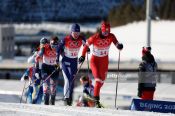 Россиянки Татьяна Сорина и Наталья Непряева выиграли бронзу в командном лыжном спринте 