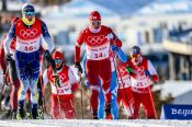 Медали в каждой гонке! Лыжники Большунов и Терентьев завоевали  бронзу в командном спринте
