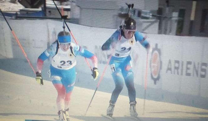 Анастасия Гришина заняла 12 место в спринтерской гонке юниорского чемпионата мира 