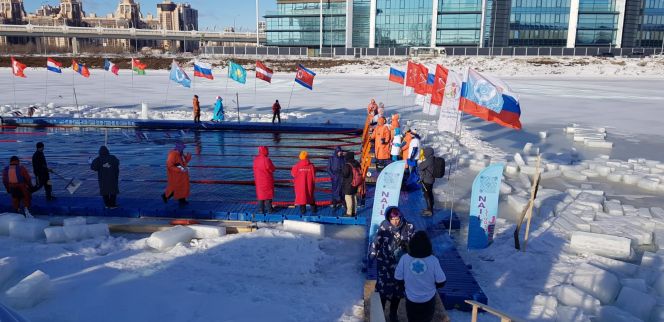 Спортсмены  Алтайской федерации холодового и зимнего плавания «Белуха» с успехом выступили на этапе Кубка России «Большая Нева»