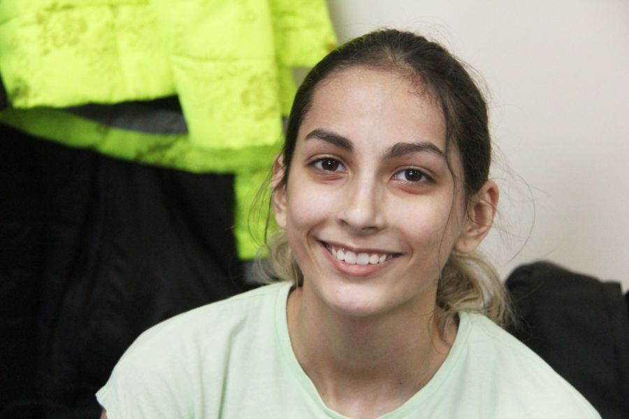 Милана Таранец , двукратная победительница зимнего первенства края среди юниорок до 20 лет - в беге на 300 и 600 метров. Фото: Виталий Дворянкин/ "Алтайский спорт"