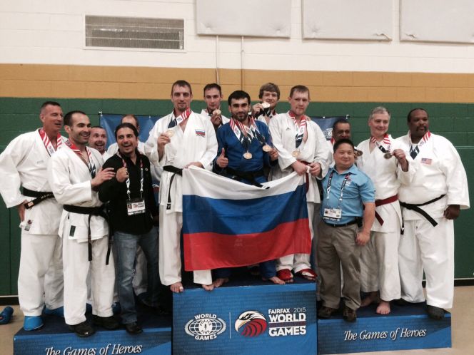 Александр Суховерхов и Алексей Филяков - чемпионы XVI Всемирных игр полицейских и пожарных. 