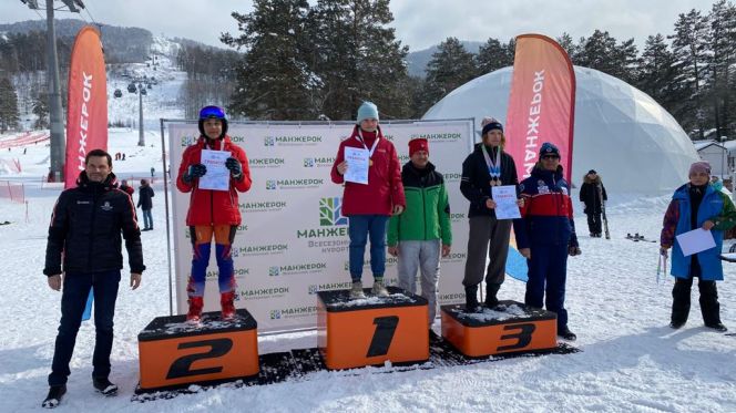 Спортсмены краевой СШОР "Горные лыжи" - призёры открытых республиканских соревнований на ГЛК «Манжерок»