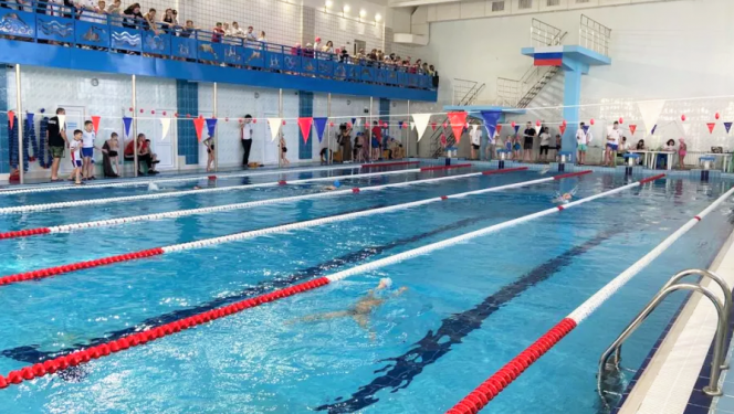В Бийске в отремонтированном бассейне «Дельфин» прошли первые соревнования