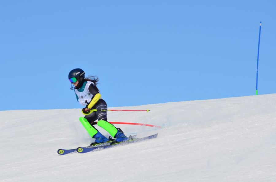 Таисья Форьяш на дистанции. Фото: "ЮграМегаСпорт"