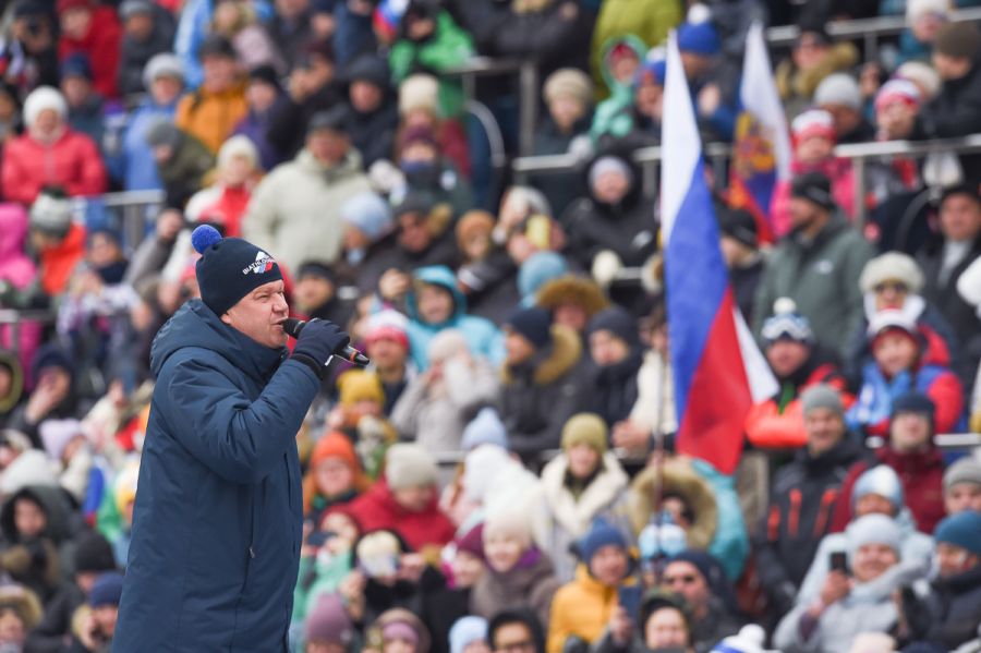 На этот раз команда "Матч ТВ" отработала чемпионат России по биатлону по полной программе. Фото: СБР