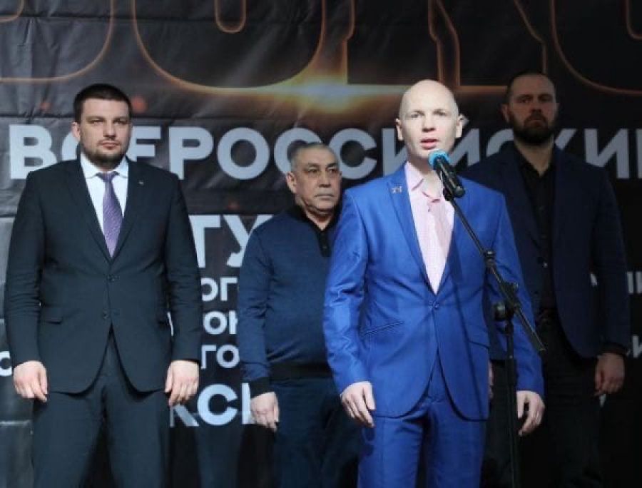 Алексей Тищенко на церемонии открытия турнира