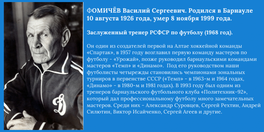 В XXI турнире памяти Василия Фомичёва примут участие 15 сибирских команд