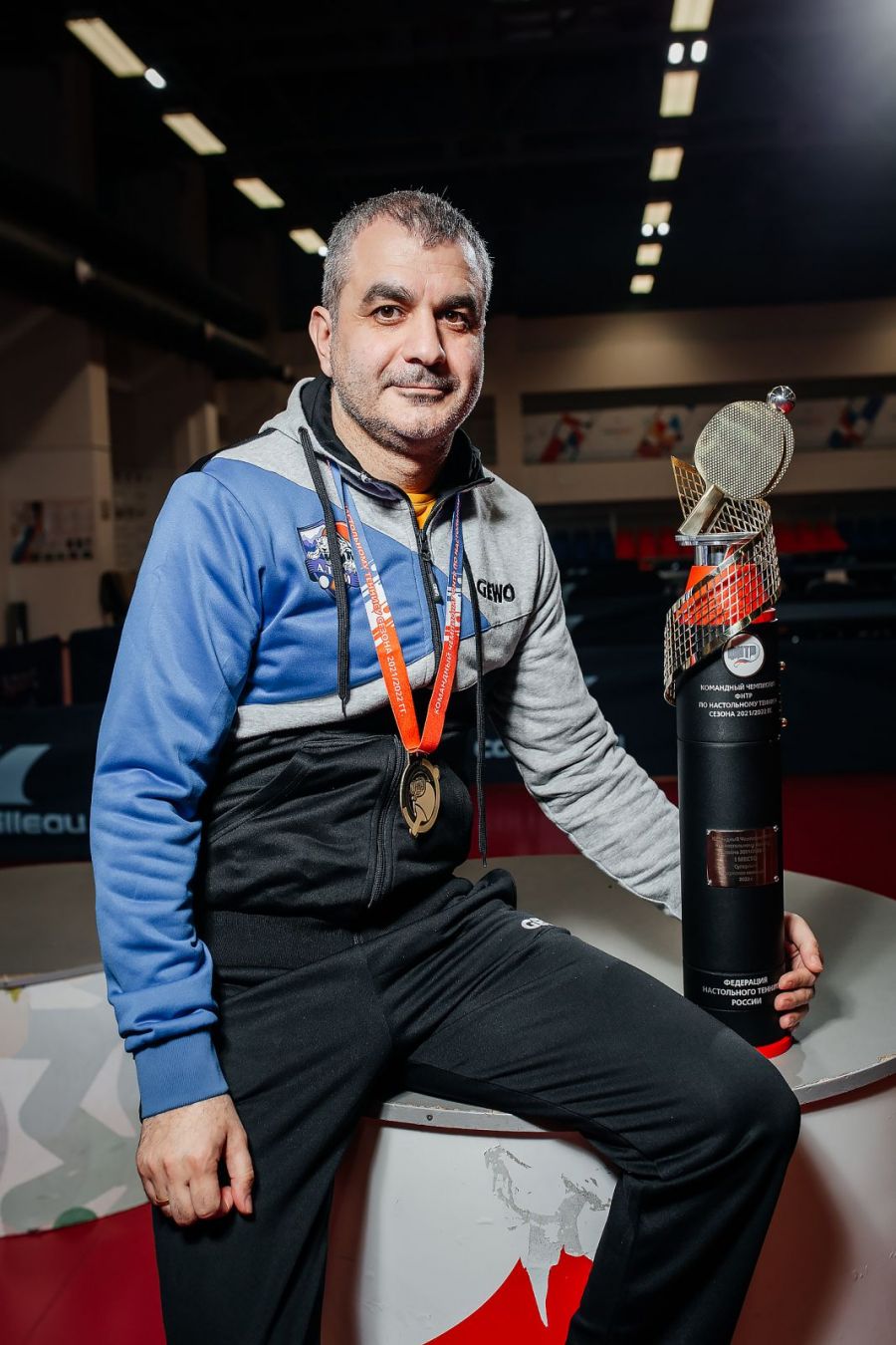 Главный тренер сборной Алтайского края по настольному теннису Степан Багиян