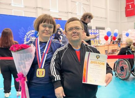 Тамара Подпальная со своим тренером и мужем Андреем Подпальным