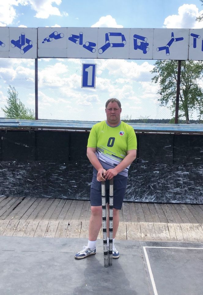 Андрей Яковенко, рекордсмен края и бронзовый призер чемпионата СФО и УФО по городошному спорту 