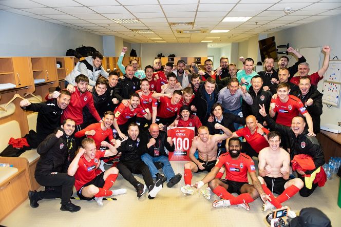 Победная раздевалка "Химок"