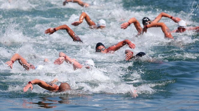 12 июня. Барнаул. Гребной канал. Фестиваль водных видов спорта. Плавание на открытой воде