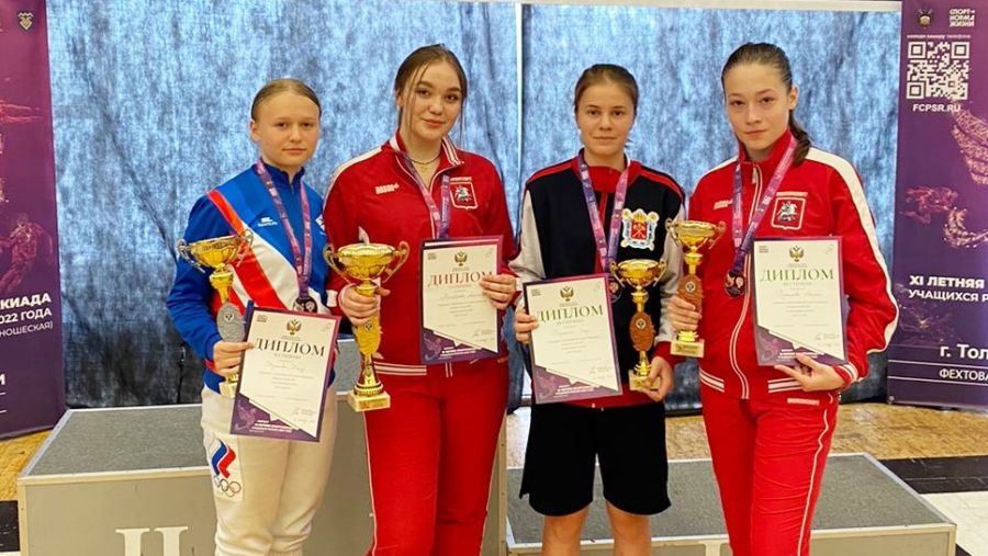 Призеры турнира саблисток