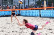 Завершился первый соревновательный день в женском пляжном волейболе (фото)