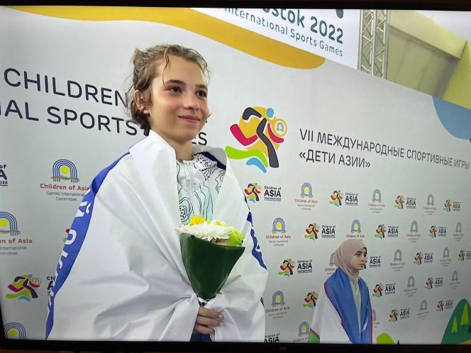Инна Пенкина завоевала серебро Международных спортивных игр «Дети Азии» в соревнованиях по тхэквондо  
