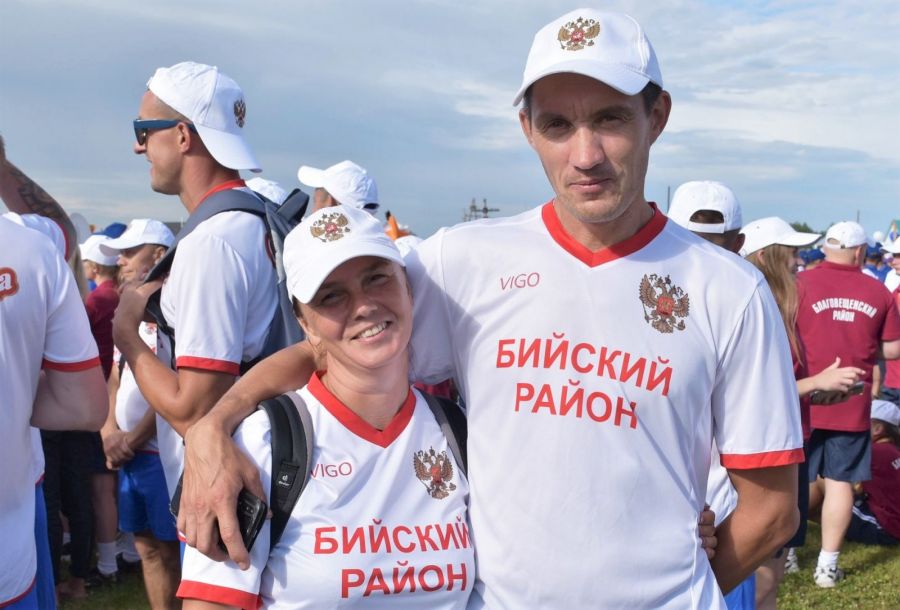 Лилия Кокорина с супругом Иваном Кульгускиным